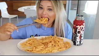 SPICY Penne alla Vodka (BIG BITES) Cooking + Eating Show!