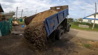 ЗиЛ  Замена КОМа.! Деревенская жизнь! Строю сарай!