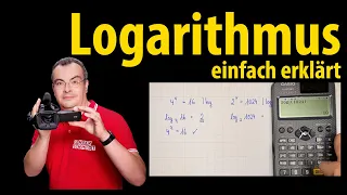 Logarithmus - einfach erklärt 10^x = 1000 | Lehrerschmidt