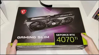 Жарим MSI GAMING SLIM RTX 4070 Ti в майнинге против MSI Suprim X