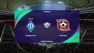 Dynamo Kyiv vs FC Kryvbas Kryvyi Rih (30/10/2022) Ukrainian Premier League PES 2021