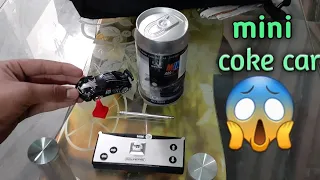 Coke bottle mini car...{Unboxing..