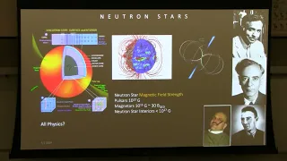 Roger Blandford - "Extreme Electrodynamics of Neutron Stars and Black Holes"