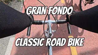 Gran Fondo Ride On My 1980's Saronni Road Bike