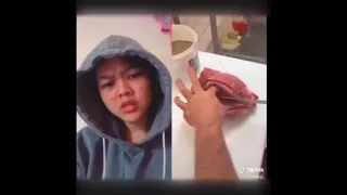 women reacts on meat cutting//funny reactions on tiktok