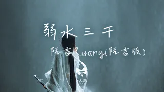 阮言Ruany - 弱水三千（阮言版）「輪迴百轉 只求陪你續前緣 一曲悠悠」【動態歌詞】♪