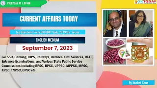 September 7,  2023 Current Affairs in English by GKToday