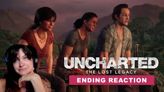 Uncharted Lost Legacy Ending Reaction and Credit Scene