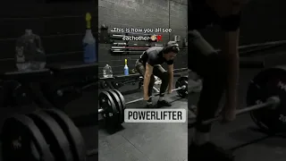 Bodybuilder vs powerlifter vs Olympic vs CrossFit #strength #powerlifting #deadlift #shorts