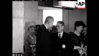 DIEFENBAKER ARRIVES IN JAPAN - NO SOUND