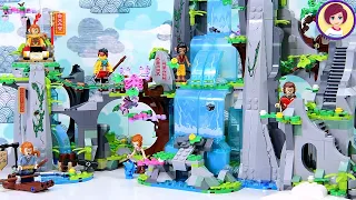 My new Lego Elves habitat! The Legendary Flower Fruit Mountain build & review