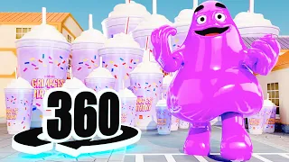 Grimace Shake Chase You in New York City But it's 360 degree video 4K v2