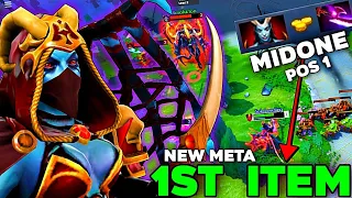 NEW META 1st ITEM Silver Edge Safelane Midone Pos 1 Dota 2