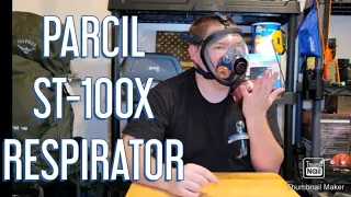 Parcil Safety Full Face Respirator Review//Parcil Safety ST-100X