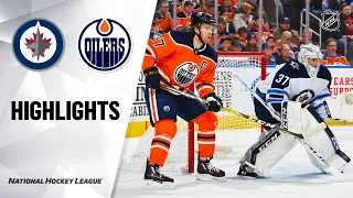 NHL Highlights | Jets @ Oilers 2/29/20