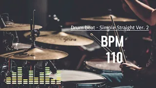 110 BPM 드럼비트 (Simple Straight Beat Ver.2 110 BPM)