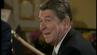 President Reagan Attending Economic Summit in London on June 7-8, 1984