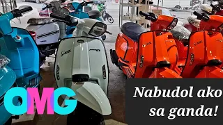 Buying a Lambretta modern classic scooter at Ropali, Pasig.Impulsive, unplanned shopping experience