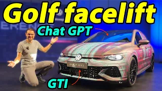2024 VW Golf GTI first look - this new Golf facelift also launches Chat GPT!
