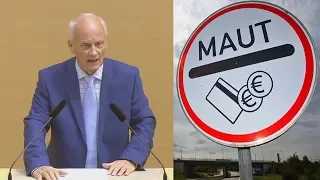 Rede zur Einführung einer EU konformen Maut in Deutschland - Uli Henkel AfD macht einen Vorschlag