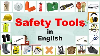 Safety Tools | Household Safety Tools vocabulary in English with Pronunciation 🧷🧤🧯