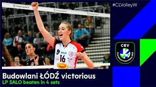 #CLVolleyW | Budowlani ŁÓDŹ win against LP SALO in leg 1 of Round 4