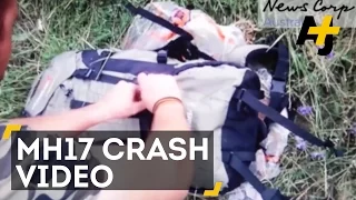 New Video Shows Russian-Backed Rebels At MH17 Plane Crash