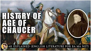 History of Age of Chaucer In English Literature | Age of Chaucer In Hindi | Chaucer's Age Explain