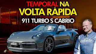 O CARRO MAIS IMPRESSIONANTE DA VOLTA RÁPIDA! Porsche 911 Turbo S Cabrio vai pra pista com o Rubinho!