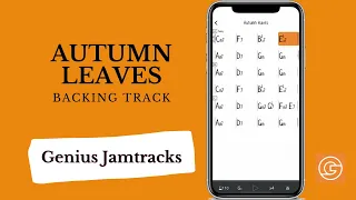 Autumn Leaves Play Along in Gm - Backing Track [Genius Jamtracks iOS]