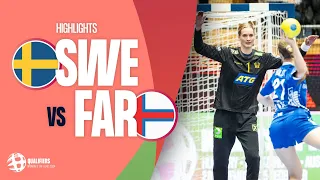 Sweden vs Faroe Islands | HIGHLIGHTS | Round 1 | Women's EHF EURO 2024 Qualifiers