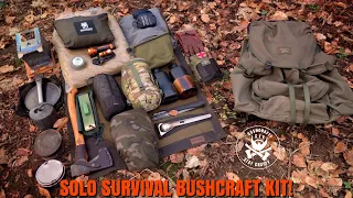 Solo Survival Bushcraft Camping Kit Spring Loadout.