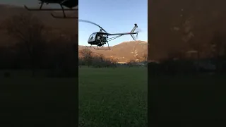 Dragonfly helicopter flight with Subaru engine