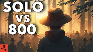 How a PEACEFUL SOLO survives an 800+ pop server - Solo Rust