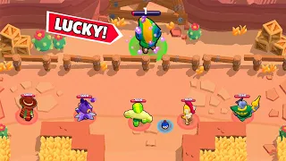 LUCKY LEGENDARY *1HP* in BIG GAME! | Brawl Stars Funny Moments & Fails & Glitches #577
