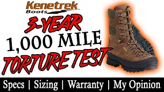 Kenetrek Mountain Extreme 400 Boot Review | 3-Year, 1,000 Mile Test Montana Torture Test!