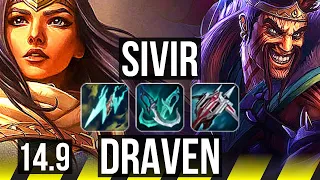 SIVIR & Thresh vs DRAVEN & Nautilus (ADC) | 70k DMG, 6k comeback, Legendary | EUW Diamond | 14.9