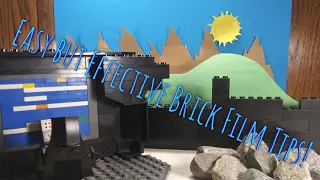 Easy Brickfilm set design