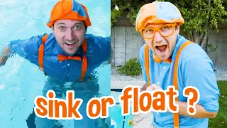 Sink or Float ? Blippi experiments! | Learning Videos | Kids Videos | Blippi Videos