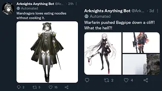 This Arknights Twitter Bot is HILARIOUS!!