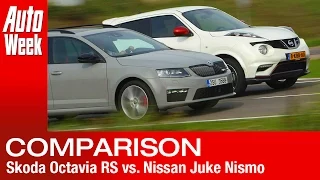 Skoda Octavia RS vs. Nissan Juke Nismo