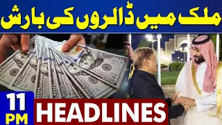 Dunya News Headlines 11:00 PM | Dollars In Pakistan | Saudi Delegation in Pakistan | 5 MAY 2024