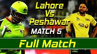 Lahore Qalandars vs Peshawar Zalmi I Full Match | Match 5 | HBL PSL | M1O1