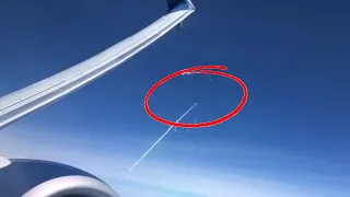 Man Witnesses Launch Of Atlas V Rocketship While Flying On Airplane