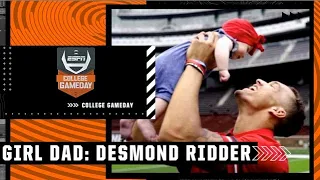 How being a Girl Dad has put life into perspective for Desmond Ridder | College GameDay