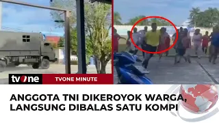 Viral Warga Keroyok Wasit Ternyata TNI, Dikejar Balik Satu Kompi Pasukan | tvOne Minute