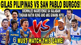 GILAS PILIPINAS vs SAN PABLO BURGOS! Justin Brownlee Incredible Step Back Buzzer-Beater! Simulation