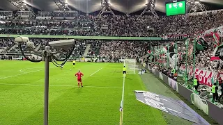 Kacper Tobiasz broni karnego - Legia Warszawa - FC Midtjylland 1:1(6:5) 31.08.2023r.