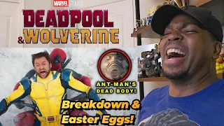 Deadpool & Wolverine Trailer 2 BREAKDOWN! DEAD ANT-MAN, CAMEOS, VILLAIN & MORE EXPLAINED | REACTION!