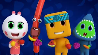 Yummy Fruits & Vegetables with new Heroes | D Billions Kids Songs